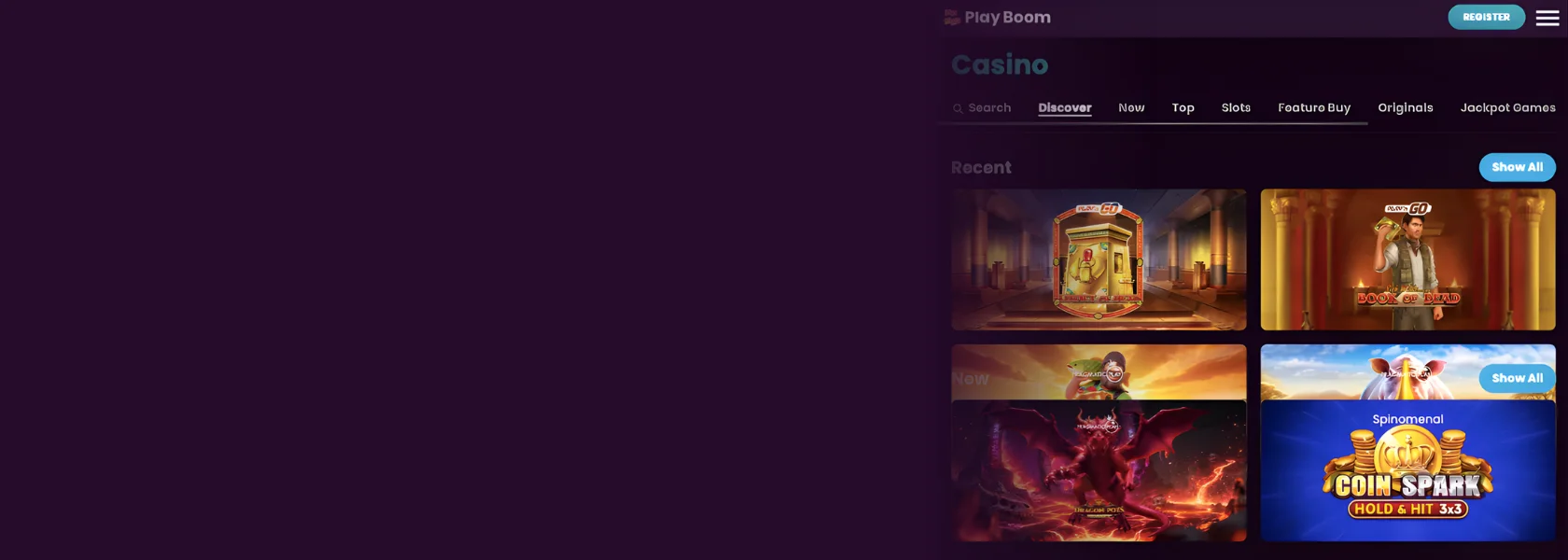 Playboom registrirung